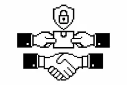 PGP encrypted communication pixel art