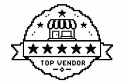 Vendor rating system pixel art