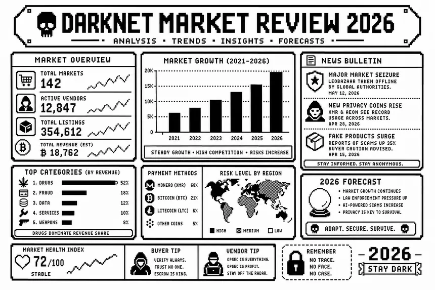 State of darknet markets 2026 review statistics